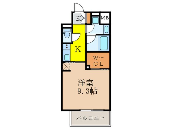 ｴｽﾃﾑｺｰﾄ新大阪Xｻﾞ･ｹﾞｰﾄの物件間取画像